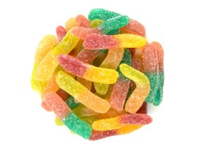 NUTSMAN Želé kyselý neonový červík AKCE 1 kg