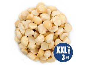 NUTSMAN Makadamové ořechy půlky VÝHODNÉ XXL BALENÍ 3x1000 g