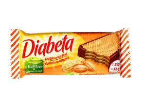 PLH Diabeta Oplatka arašídová 32 g