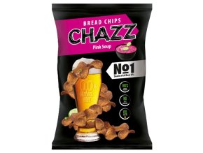 CHAZZ Chlebové chipsy s příchutí Pink Soup 100 g