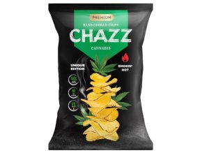 CHAZZ Bramborové chipsy s konopným semínkem a jalapeno 90 g