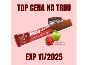 OGO Ovocná trubička jablko jahoda 15 g EXP 112025