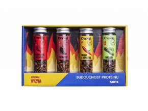 SENS Páliví křupaví & pražení cvrčci - Dárkový set 4 chutí DMT 05/25