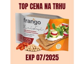 FRANGO Cizrnové plátky se sušenými rajčaty 100 g EXP 072025
