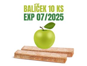 NUTSMAN Fruit Mood ovocná tyčinka jablko BEZ OBALU 10 ks EXP 07/2025