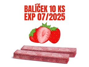 NUTSMAN Fruit Mood ovocná tyčinka jahoda BEZ OBALU 10 ks EXP 07/2025