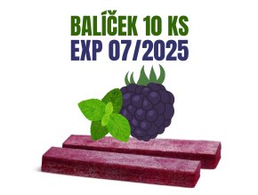 NUTSMAN Fruit Mood ovocná tyčinka ostružina/máta BEZ OBALU 10 ks EXP 07/2025