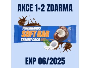Probrands Softbar Creamy Coco 40 g EXP 062025 1+2 ZDARMA