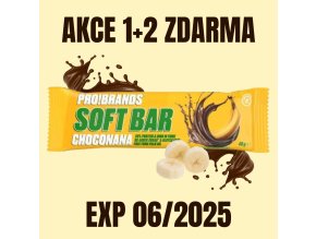 PROBRANDS Soft bar Choconana 40 g EXP 062025 1+2 ZDARMA