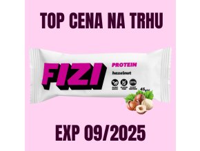 FIZI Proteinová tyčinka lískový ořech 45 g EXP 092025