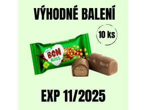 NUTSMAN Křupavé mini čoko bonbony s náplní Bon Bliss 10 ks EXP 112025