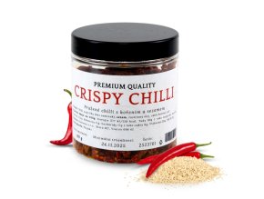 Pražené chilli s kořením a sezamem