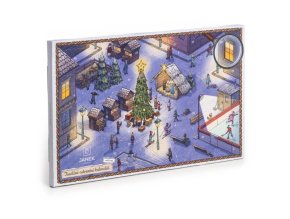 JANEK Tradiční čokoládový adventní kalendář 2025 2