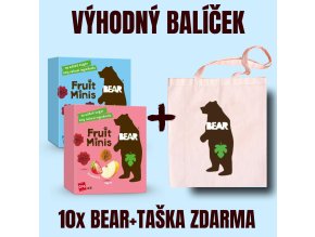 BEAR Minis 10 ks + BEAR Plátěná taška ZDARMA