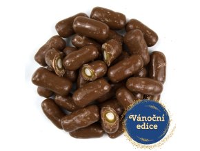 NUTSMAN Broskvový pendrek v mléčné čokoládě Vánoční edice