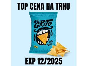 EL GRITO Slané kukuřičné tortilla chipsy 170 g EXP 122025