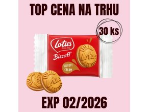 NUTSMAN Lotus Biscoff Plněné sušenky Biscoff Cream 30x10 g EXP 022026