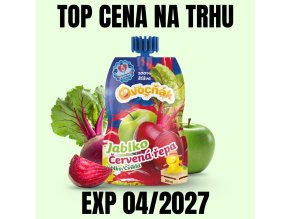 OVOCŇÁK mošt Jablko červená řepa 200 ml EXP 042027