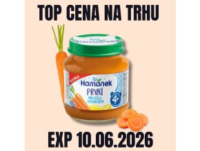 HAMÁNEK ZV První mrvička s bramborem sklo 125 g EXP 10.06.2026