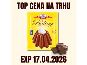 KÁVOVINY Puding čokoládový 40 g EXP 17.04.2026