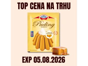 KÁVOVINY Puding karamelový 40 g PRODLOUŽENÁ EXP 05.08.2026