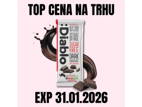DIABLO Hořká čokoláda se sladidlem 85 g EXP 31.01.2026