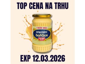 ALBA Hořčice orientální 340 g sklo PRODLOUŽENÁ EXP 12.03.2026