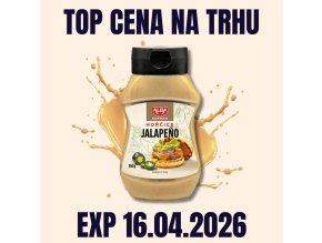 ALBA Hořčice Jalapeňo 350 g tuba PRODLOUŽENÁ EXP 16.04.2026