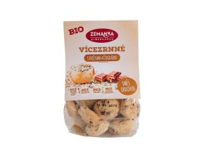 Zemanka Vícezrnné bio sušenky s vločkami a čokoládou 100 g DMT 01/2026