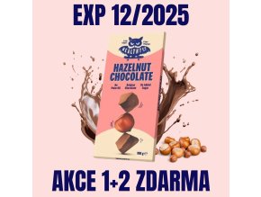 HealthyCo Oříšková čokoláda 100 g EXP 122025 1+2 ZDARMA
