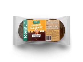 TOPNATUR Kukuřičné chlebíčky slaný karamel v mléčné polevě 70 g