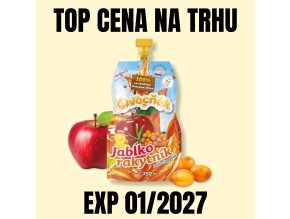 OVOCŇÁK Mošt Jablko Rakytník 250 ml EXP 012027