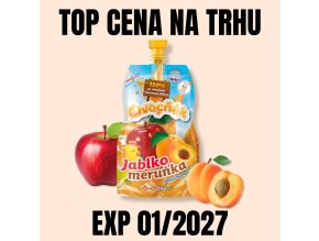 OVOCŇÁK Mošt Jablko Meruňka 250 ml EXP 012027