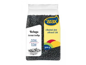 ARAX Čočka černá Beluga 290 g ROZTRŽENÉ BALENÍ