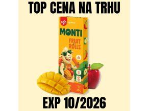 MONTI Ovocná trubička Jablko & Mango 30 g EXP 102026