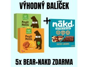 YOYO Bear 5 ks + NAKD Salted caramel ZDARMA