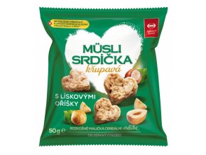 Semix Musli srdíčka s lískovými oříšky 50g