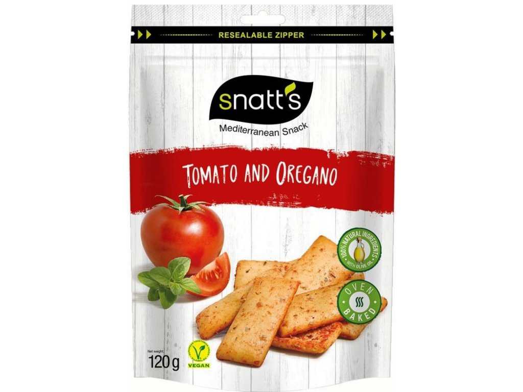 Levně Snatt's Snatt´s - chlebíčky tomato, oregáno 120g