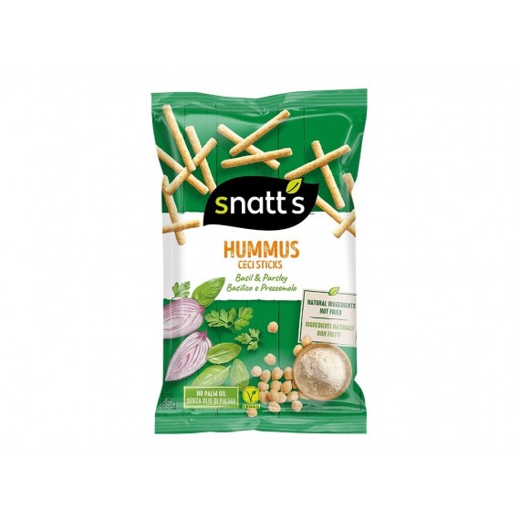 Levně Snatt's Snatt´s Hummus sticks - bazalka petržel 85g BEZLEPKOVÉ