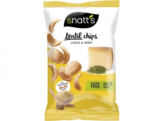 Levně Snatt's Snatt´s Lentil chips - sýr, bylinky 85g BEZLEPKOVÉ