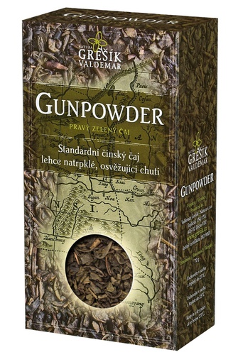 Levně GREŠÍK Čaje 4 světadílů Gunpowder z.č. 70 g