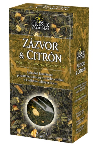 GREŠÍK Čaje 4 světadílů Zázvor & Citrón z.č. 70 g