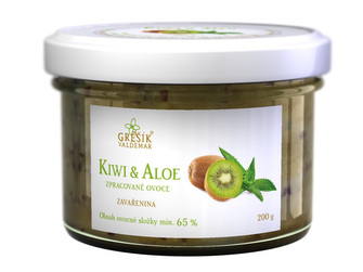 Levně GREŠÍK Džem Kiwi & Aloe 200 g