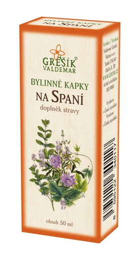 Levně Grešík Bylinné kapky Na spaní kapky 50 ml