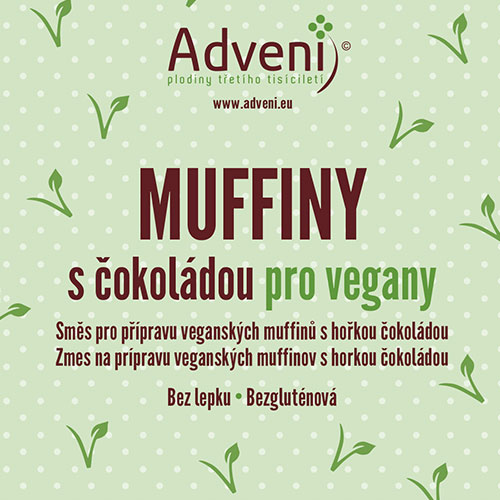ADVENI Muffiny s čokoládou pro vegany 280 g