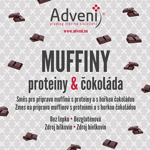 ADVENI Muffiny proteiny & čokoláda 280 g