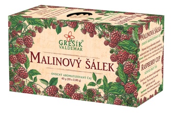 GREŠÍK Malinový šálek 20 n.s. Ovocný čaj