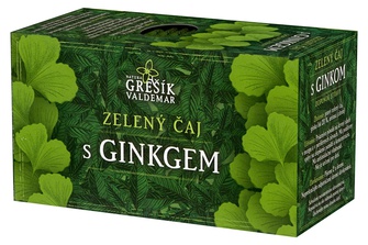 Levně GREŠÍK Zelený čaj s ginkgem 20 n.s.