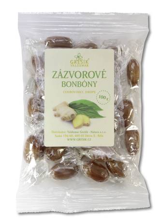 Levně GREŠÍK Zázvorové bonbóny 100g