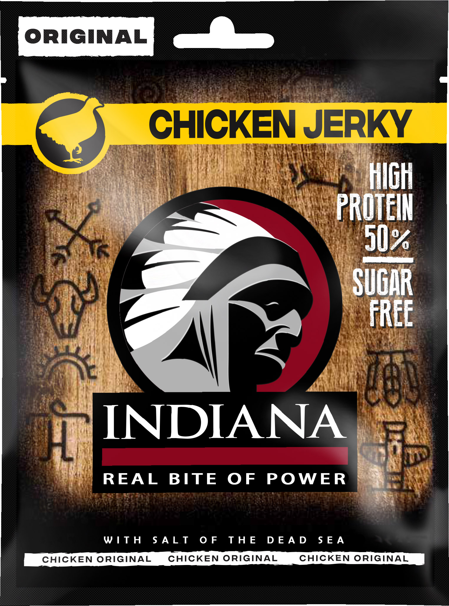 Levně INDIANA s.r.o. INDIANA Jerky ORIGINAL - sušené kuřecí maso Množství: 25 g